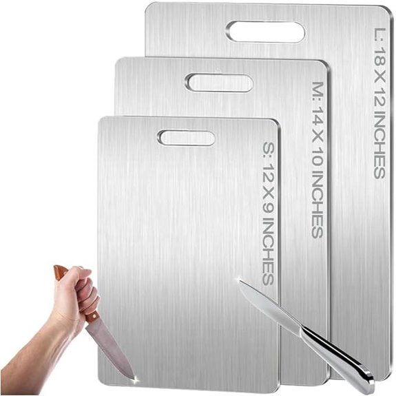 Titanium Cutting Board 2025 Double-sided Dishwasher Safe