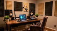 create a professional home studio