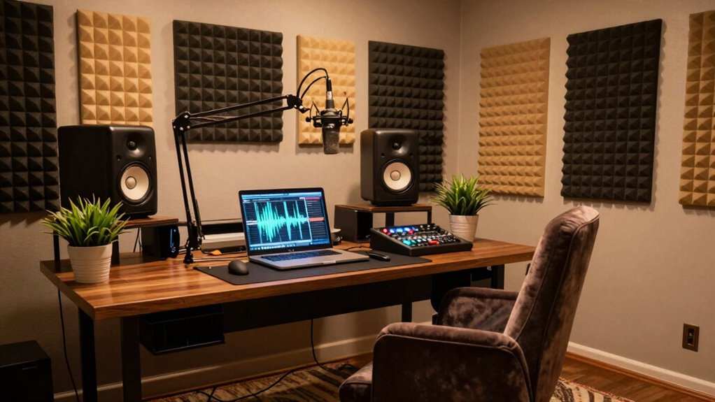 create a professional home studio