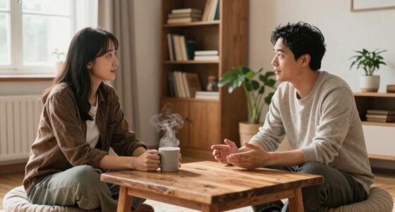 discussing finances peacefully