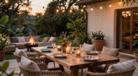 enhance outdoor entertaining spaces