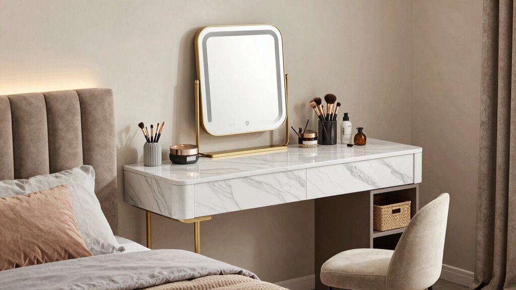 optimize bedroom vanity setup