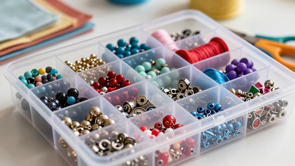 organized efficient craft workspace