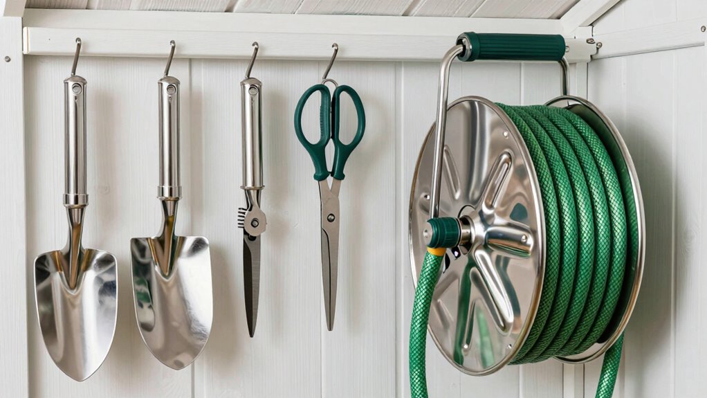 organized efficient garden maintenance