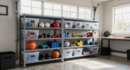 organized garage clear mind