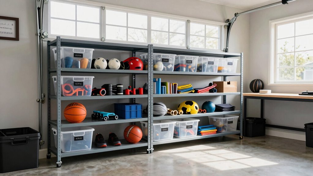 organized garage clear mind