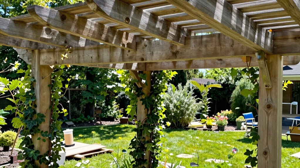 pergola design and material considerations