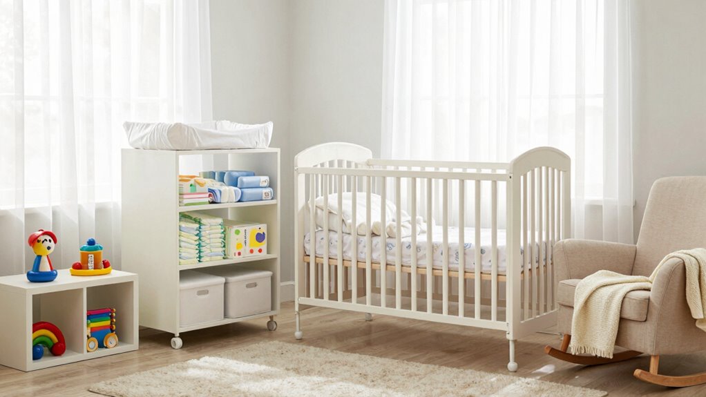 safe organized nursery essentials