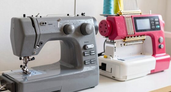 selecting sewing or embroidery