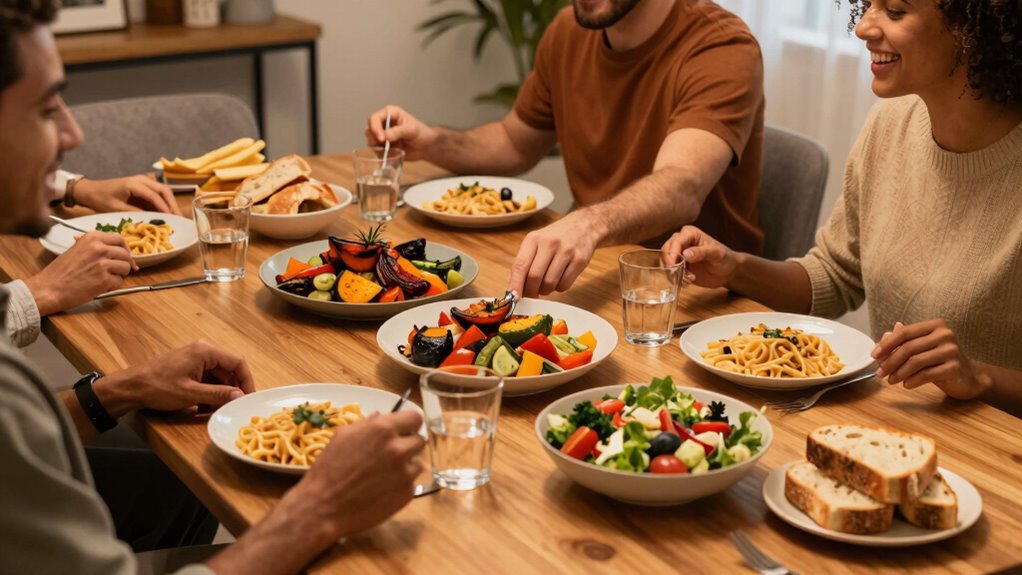 sharing meals strengthens family bonds