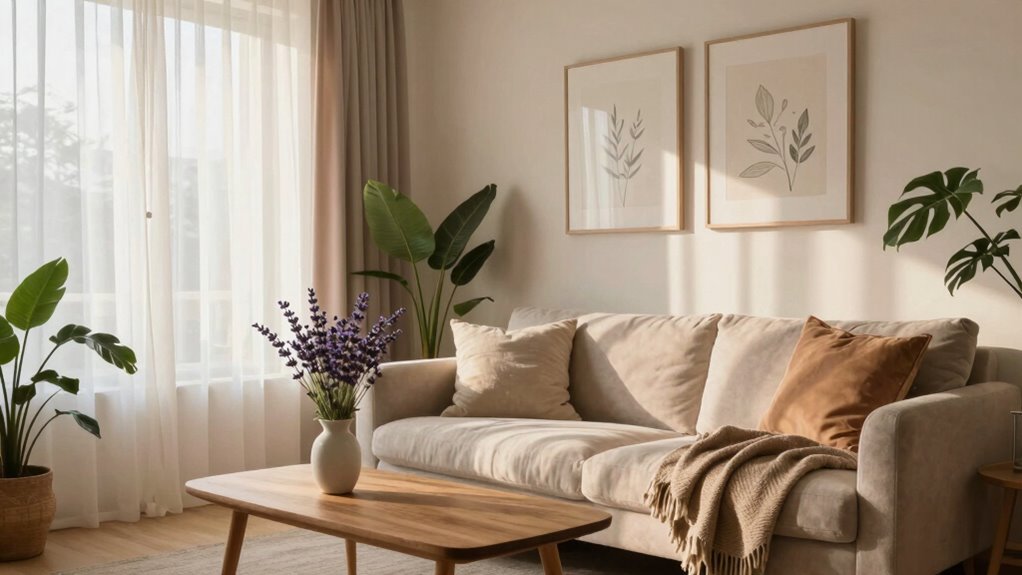 soothing peaceful home environment