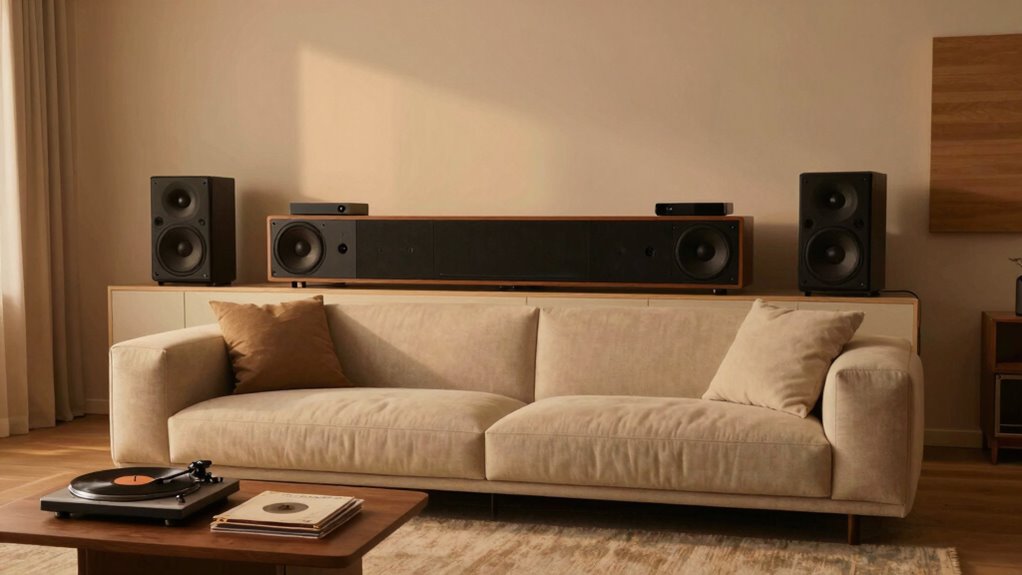 sound focused living room design