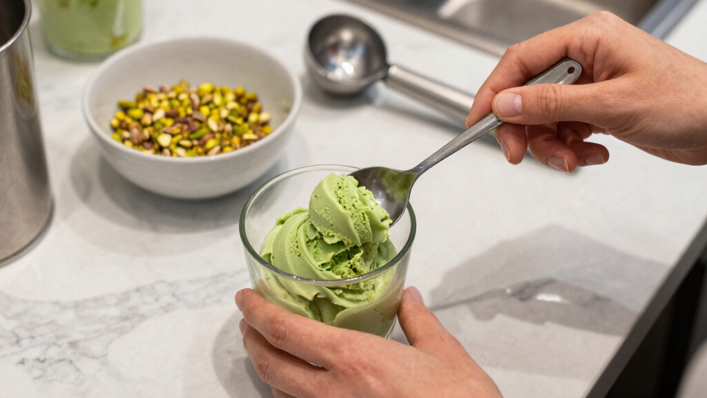 Frozen Pistachio Desserts